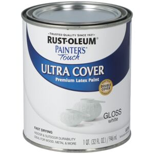 Rust-Oleum Painter's Touch Ultra Cover Premium Latex Paint White 946ml Rust-Oleum Painter's Touch Ultra Cover Premium Latex Paint White 946ml